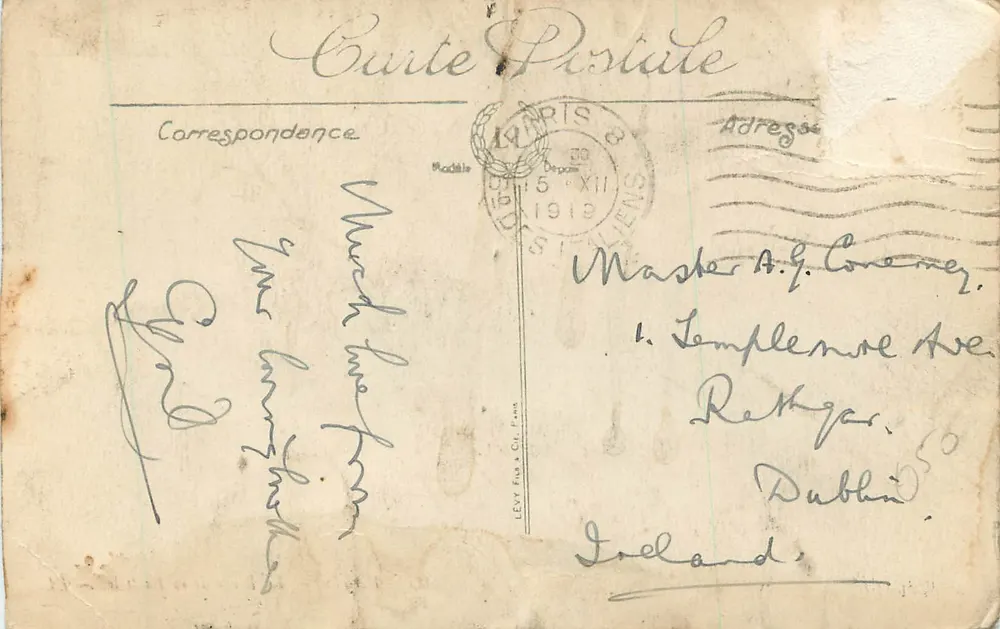 Parijs — La Place de la Bastille — LL. — n° 805 - Achterkant
