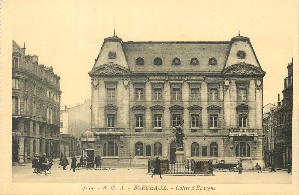 Bordeaux - Caixa de Poupança — A. G. A. - n° 4254 - Frente