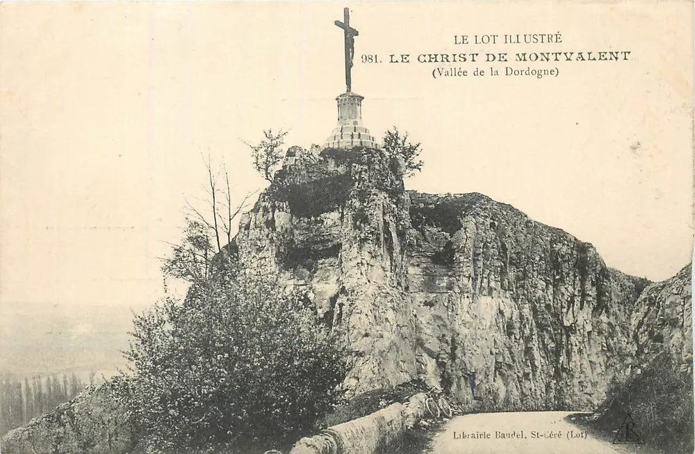Der Christus von Montvalent — Tal der Dordogne — Librairie Bandel, St-Céré (Lot) - Vorderseite