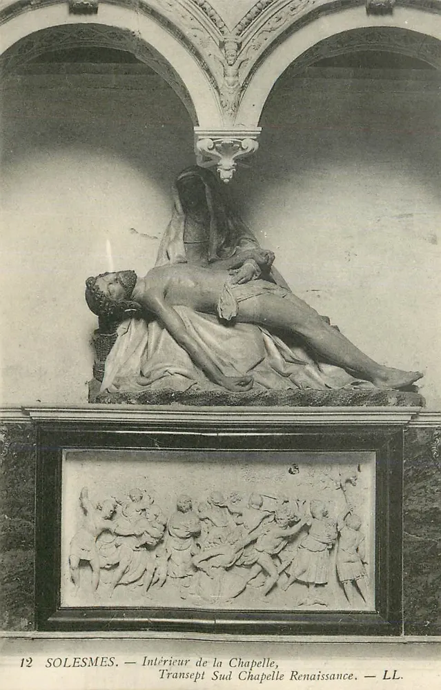 Solemes — Innenansicht der Renaissance-Kapelle — LL. n°12 - Vorderseite