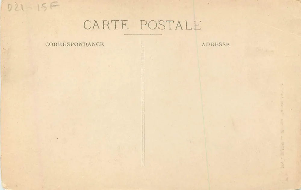 Dijon — Casa Hugues-Aubriot — R. G. Editor, n° 104 - Verso