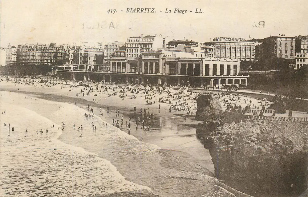 Biarritz - A Praia - LL. - 437 - Frente