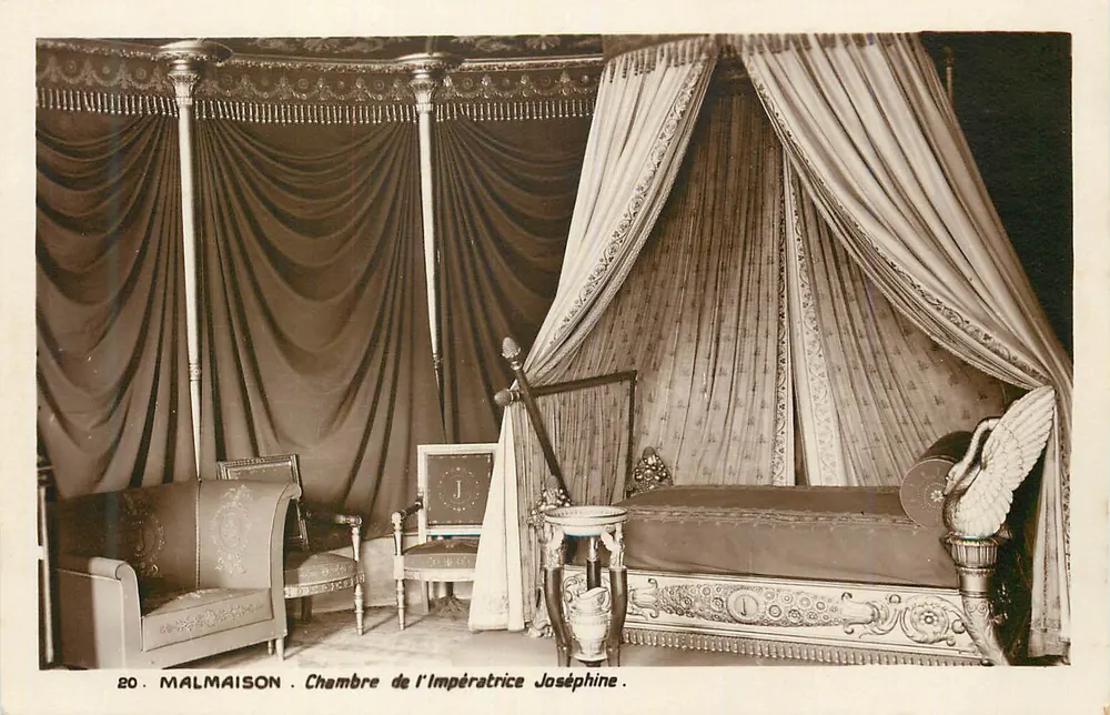 Chambre de l'Impératrice Joséphine — Malmaison — Édition des Musées Nationaux - Recto