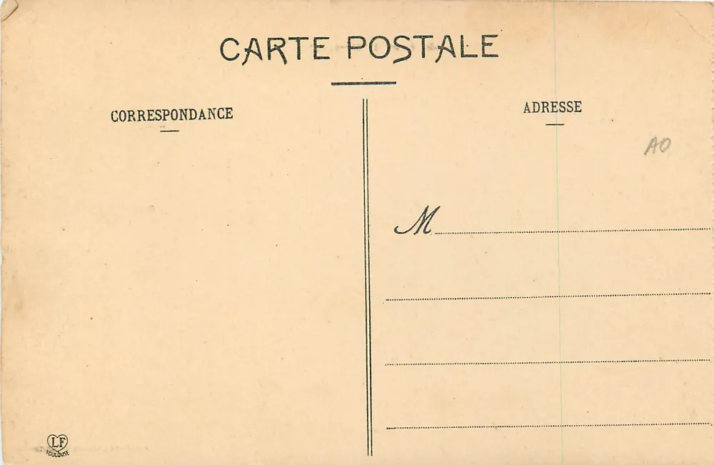 Lourdes - Der Calvary (1. Station) — Die Hochpyrenäen — Phototypie Labouche Frères, Toulouse - Rückseite