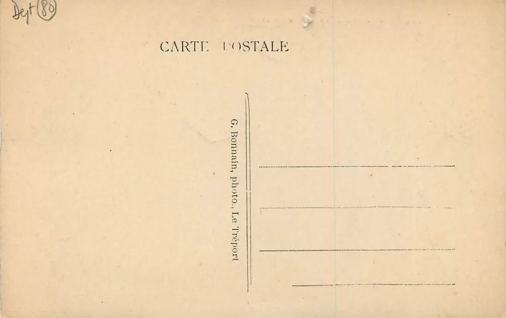 Mers-les-Bains — Vista Geral — G. B. - Verso