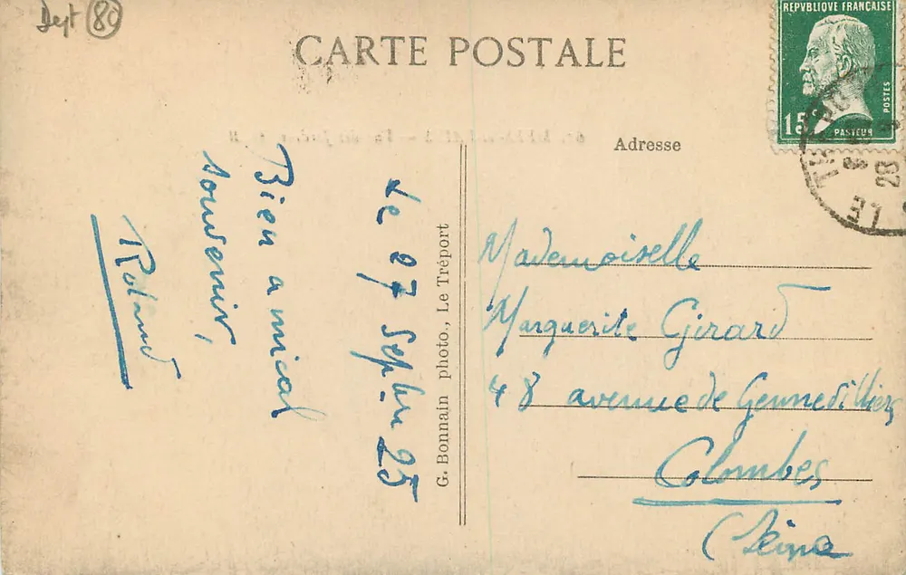 MERS-les-BAINS — Vista dei Giardini — G.B. - Verso