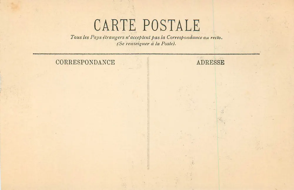 Lourdes — A Procissão — LL. n° 268 - Verso