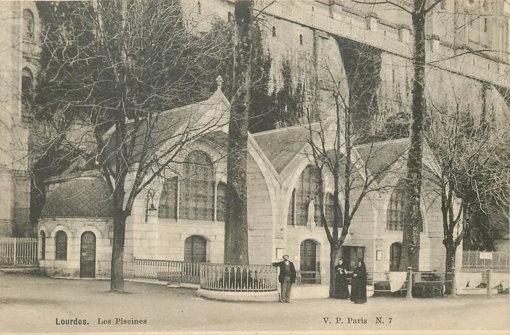 Lourdes. As Piscinas — V.P. Paris N. 7 - Frente