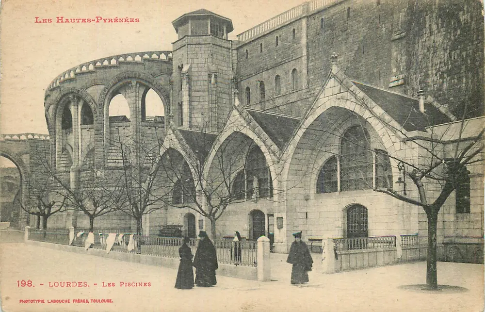 Lourdes - As Piscinas — Phototype Labouche Frères, Toulouse - Frente