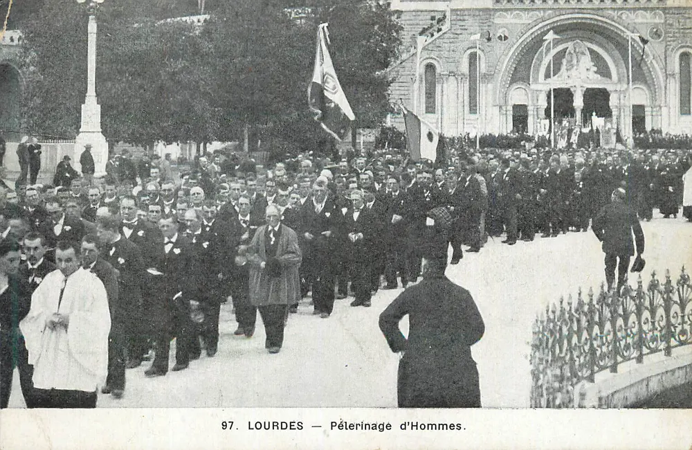 Lourdes — Pelerinagem de Homens — Edição F. Viron, n°97 - Frente