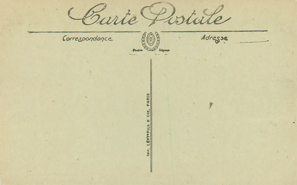 Lourdes — Entrada da Esplanada — Editor Aux Nations Catholiques, Filial no Rocher de Massabielle, Frioux e Denevers — Série 127 - Verso