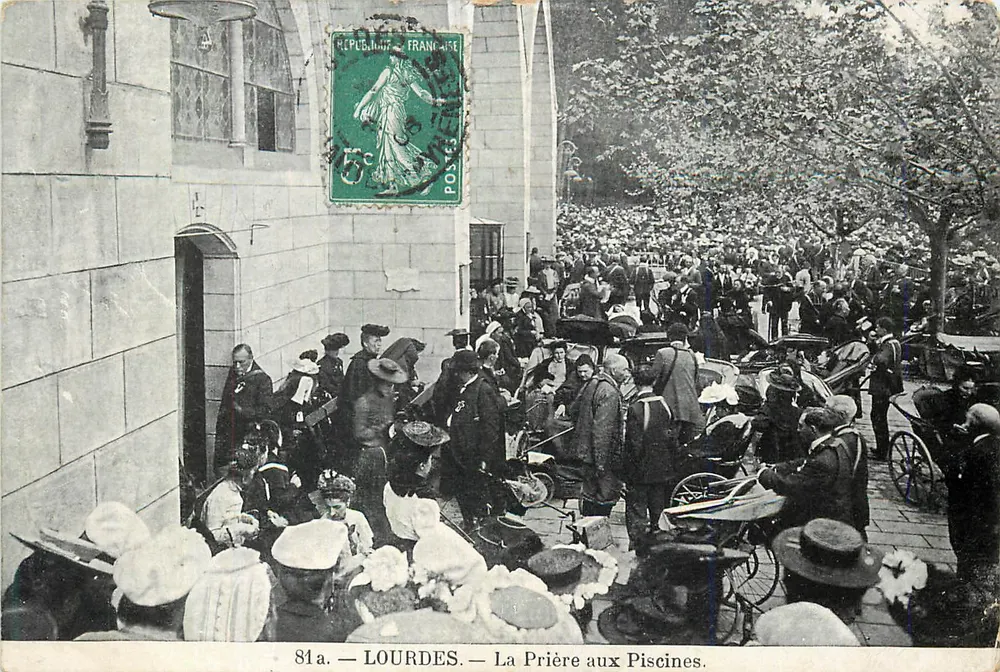 Lourdes — A Oração nas Piscinas — Editora não identificada, n° 81a - Frente