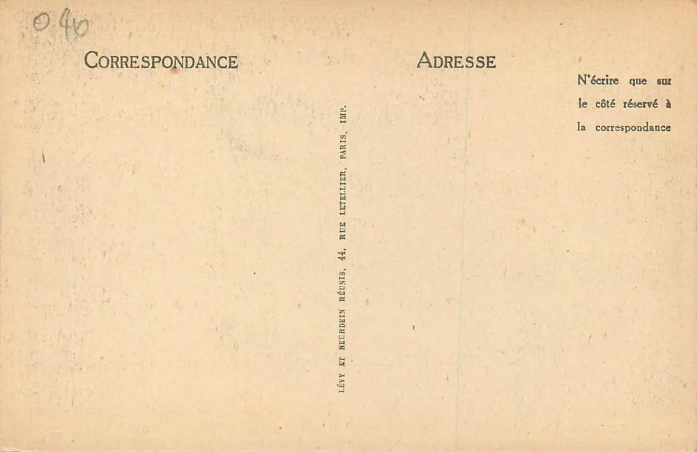 LOURDES — La Procession. — Les Enfants de Marie. — LL. - Verso