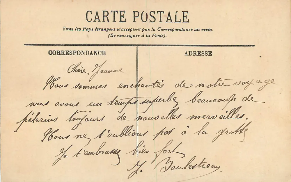 Lourdes — A Virgem Coroada — LL. - Verso