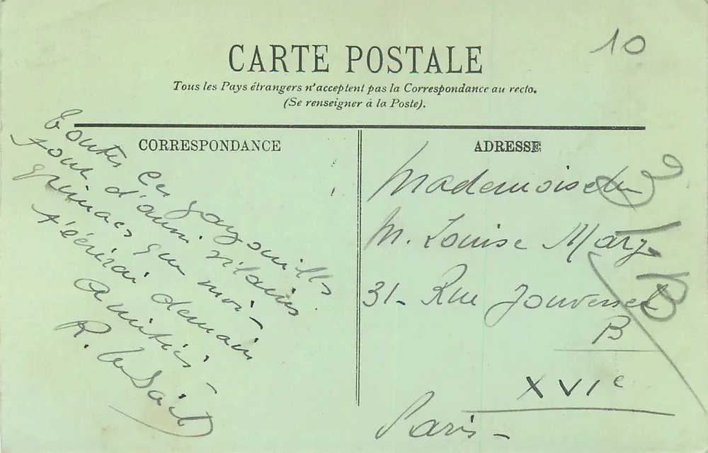 Amiens — La Cathédrale — Chimères et Gargouilles — I.L. - Verso