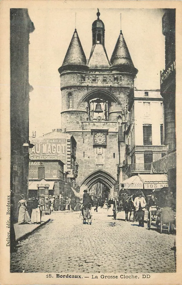 Bordeaux — A Grande Campana — Delbory, edição Bordeaux, n° 18 - Frente
