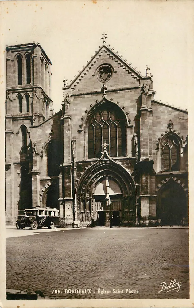 Bordeaux - Igreja de São Pedro — Delbroy, n°709 - Frente