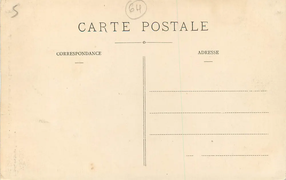 PAU - Das Schloss - Das Wiege des Henri IV — Édition Galeries Modernes, n°26 - Rückseite