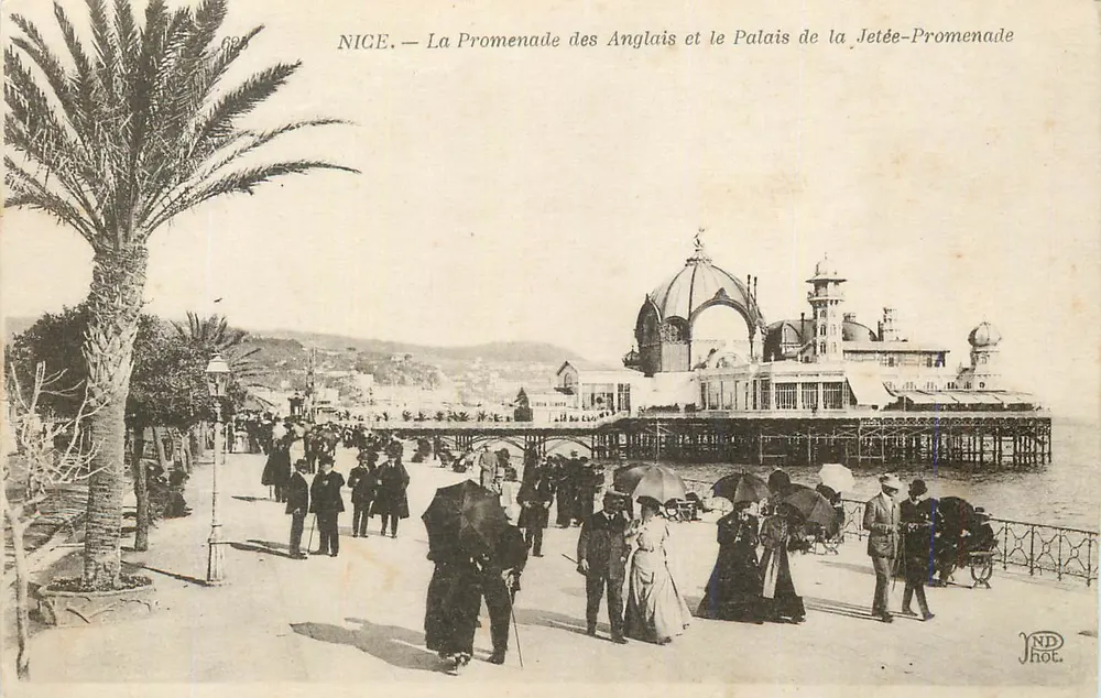 Nice — Die Promenade des Anglais und das Palais de la Jetée-Promenade — NDHOL - Vorderseite