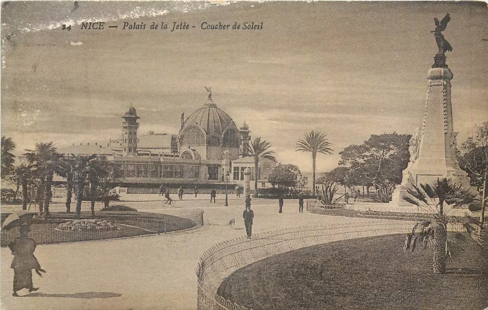 NICE — Palácio da Jetée — Pôr do Sol - Frente