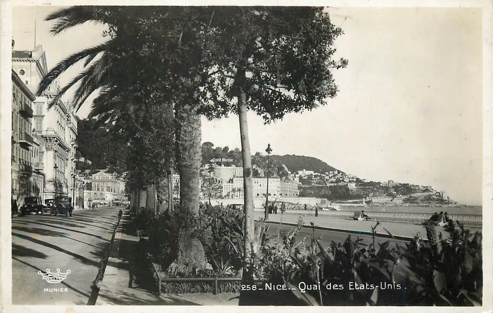 Nice - Quai dos Estados Unidos — Munier, n°258 - Frente