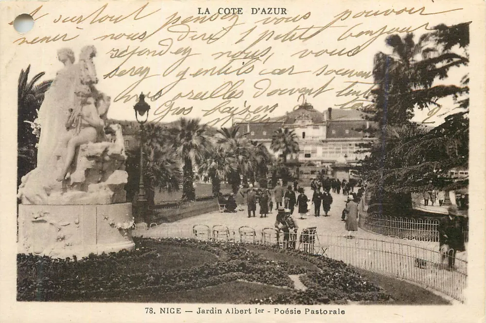 NICE — Jardin Albert Ier — Pastorale — Verlag Minnier d'Art, n°78 - Vorderseite