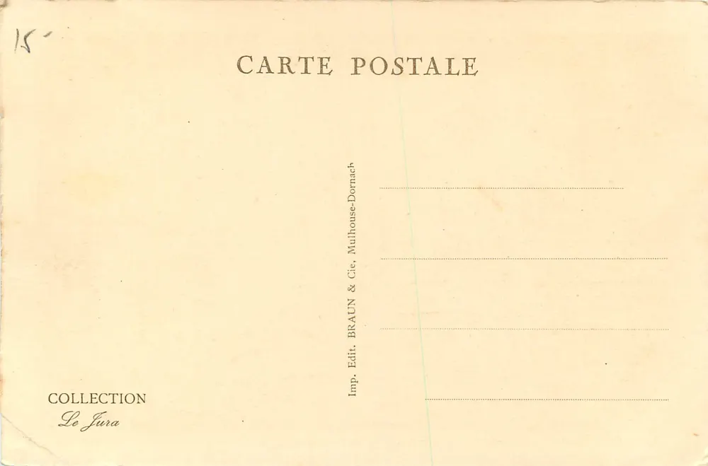 Besançon-les-Bains — Promenade Granvelle und Denkmal Veil-Picard — Nr. 2617 - Rückseite