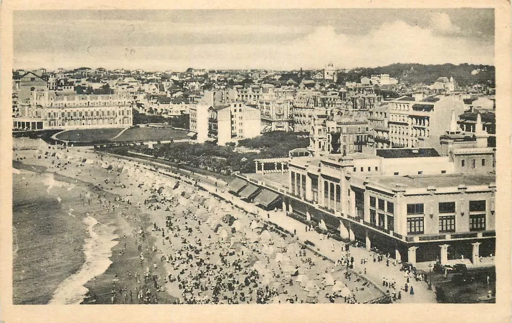 Biarritz - La Grande Plage — C' DES ARTS PHOTOMÉCANIQUES - PARIS-STRASBOURG, n°9 - Voorkant