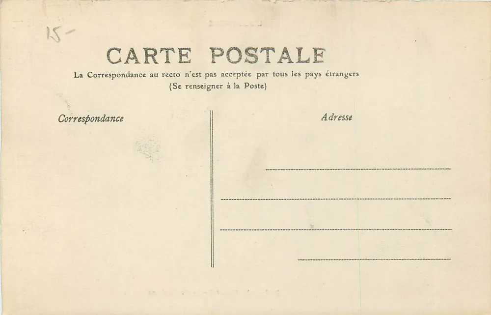 Aurillac — A Prefeitura — M.T. I.L. n°227 - Verso