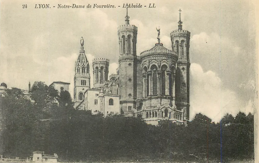 LYON - Notre-Dame de Fourvière - A Abside - LL - Frente