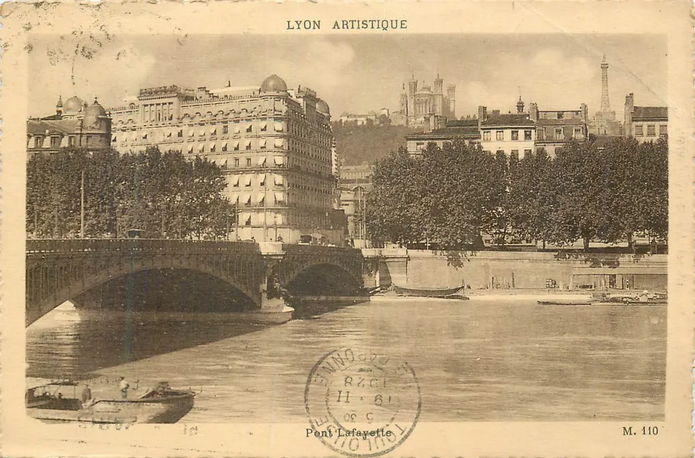 Ponte Lafayette — Lyon — Arte Lyon, N. 110 - Frente