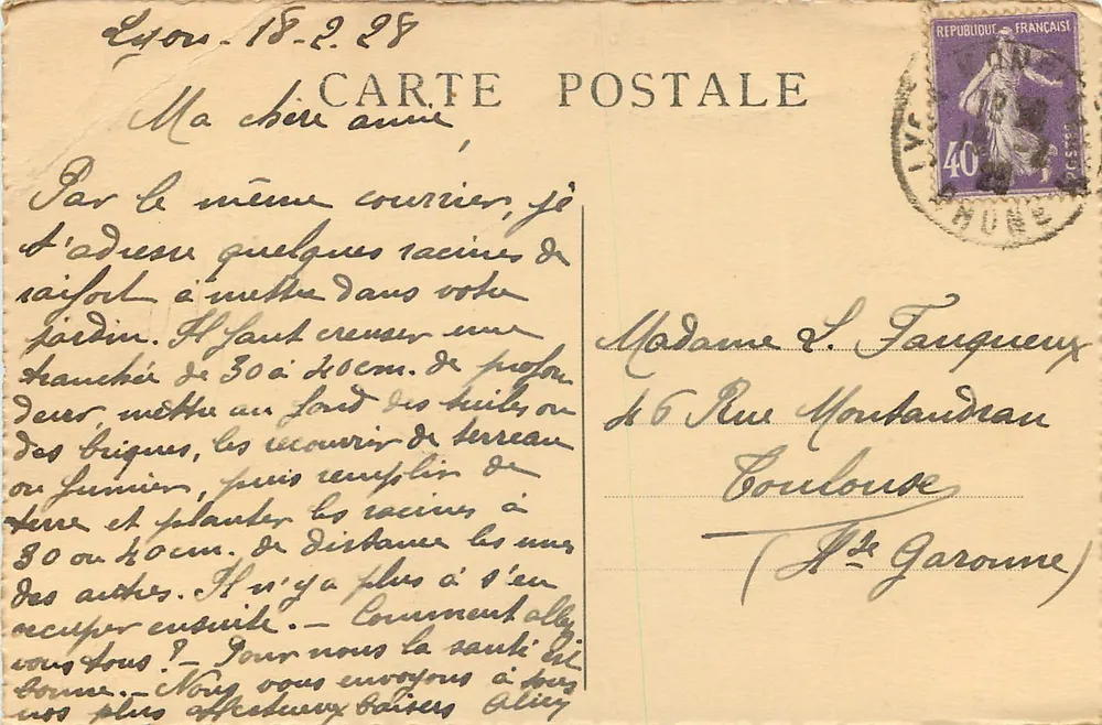 Ponte Lafayette — Lyon — Arte Lyon, N. 110 - Verso
