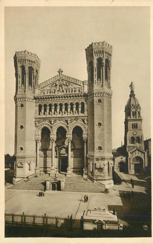 Basilique Notre-Dame de Fourvière — Lyon (Rhône) — Imp. B. Arnaud, Lyon-Paris - Recto