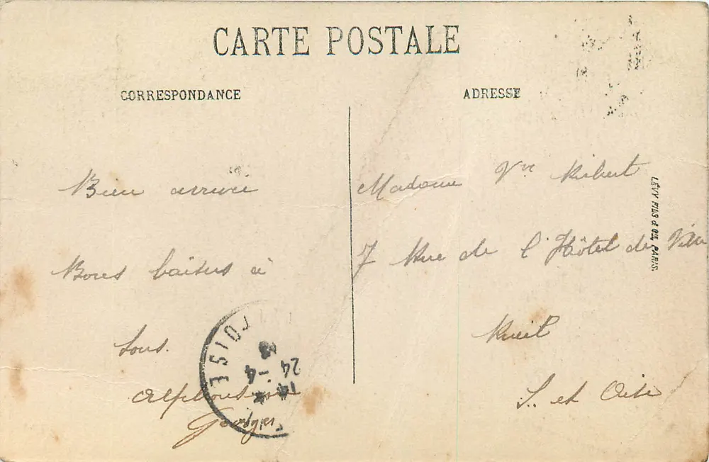 LYON — A Prefeitura — Selecta, n° 446 - Verso
