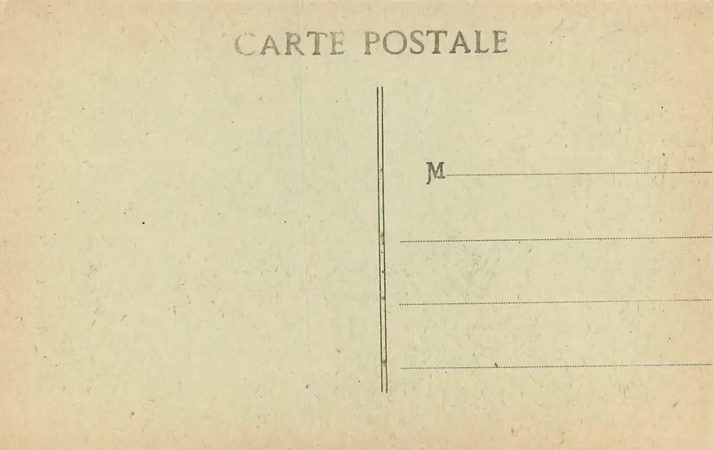 Marseille — Lift N.-D. de la Garde — Antieke ansichtkaart - Achterkant