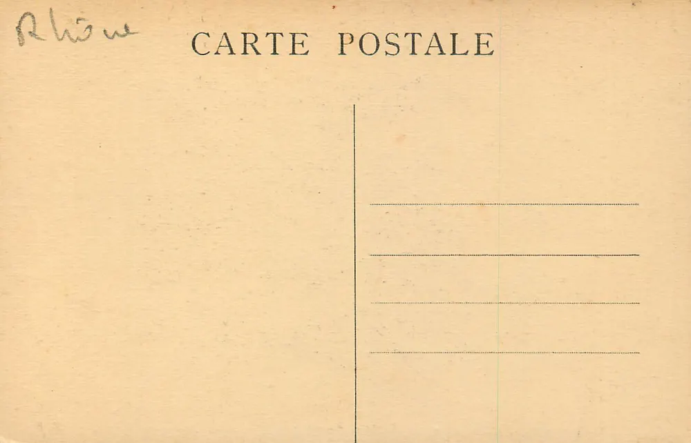 Fonte Bartholdi — Lyon — editada por M.F. - Verso