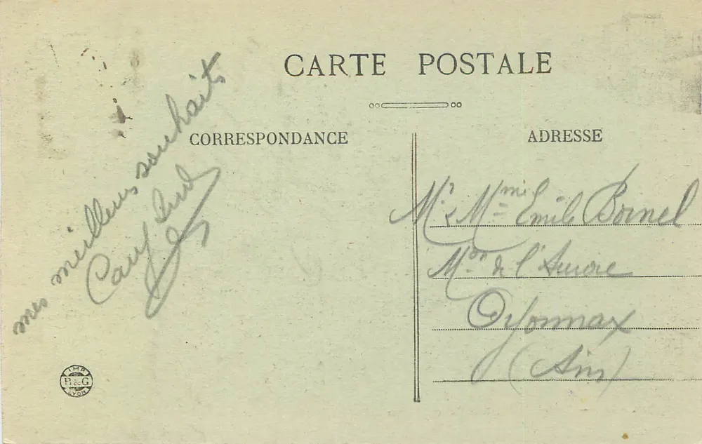 LYON — Ponte da Bonde e Coteau St-Clair — E.R. - Verso
