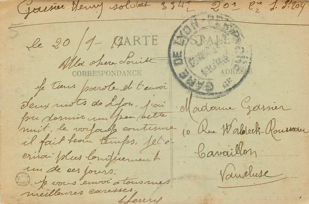 LYON — Nossa Senhora de Fourvière — A Abside — E.R. - Verso