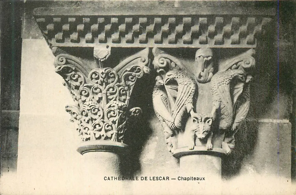 Catedral de Lescar — Capitéis — Editor não identificado - Frente