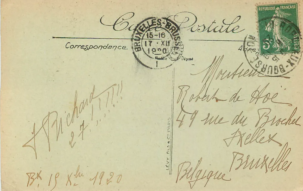 Bordeaux — La Chiesa di San Severino — L.L. Sélect - Verso