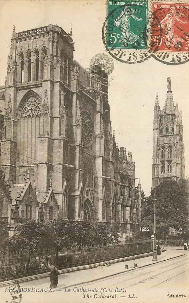 Bordeaux — A Catedral (Lado Leste) — LL - Frente