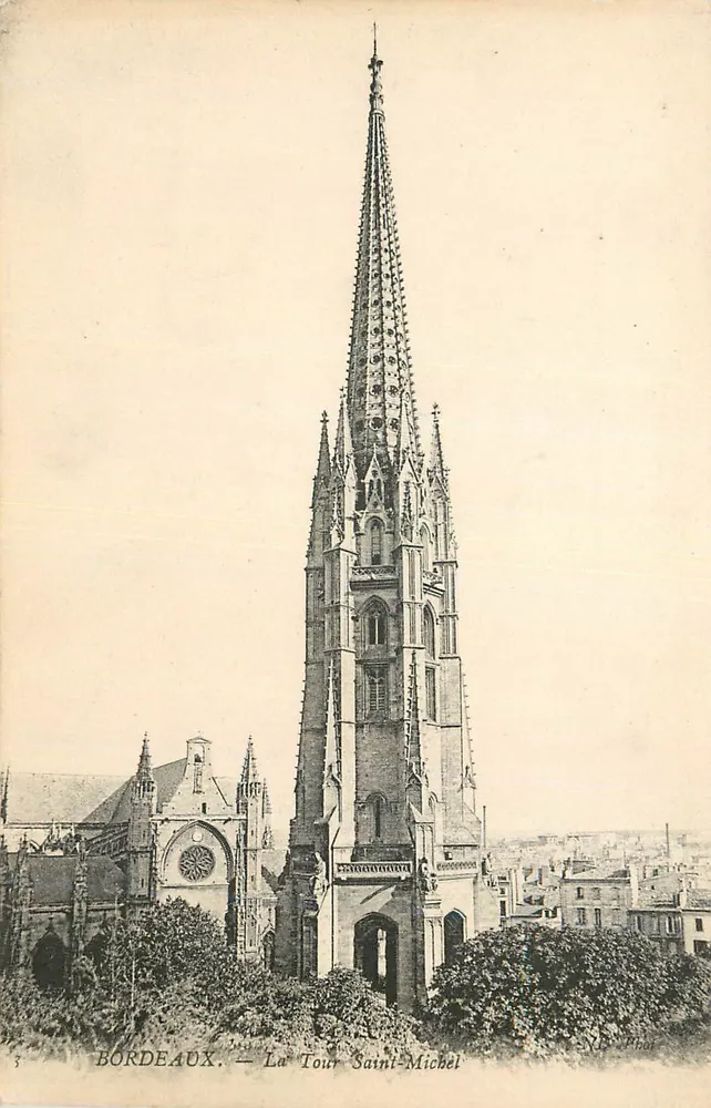Bordeaux — La Tour Saint-Michel — S. L. Phot. - Frente