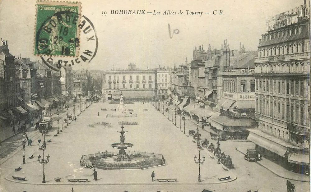 Bordeaux — Les Allées de Tourny — C.B. - Frente