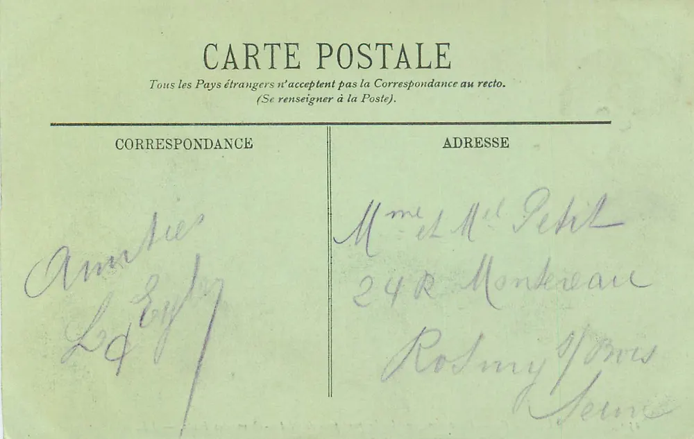 MERS-SUR-MER — Panoramablick auf Tréport vom Notre-Dame-des-Flots — LL. — n° 250 - Rückseite