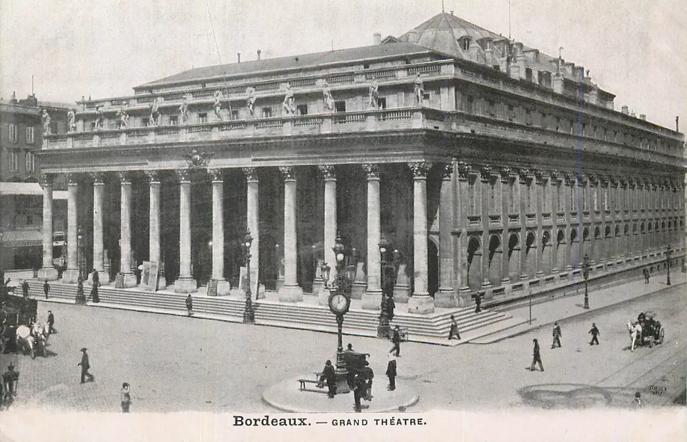Bordeaux — GRANDE TEATRO — Editor: STALLO, n° 33 - Frente