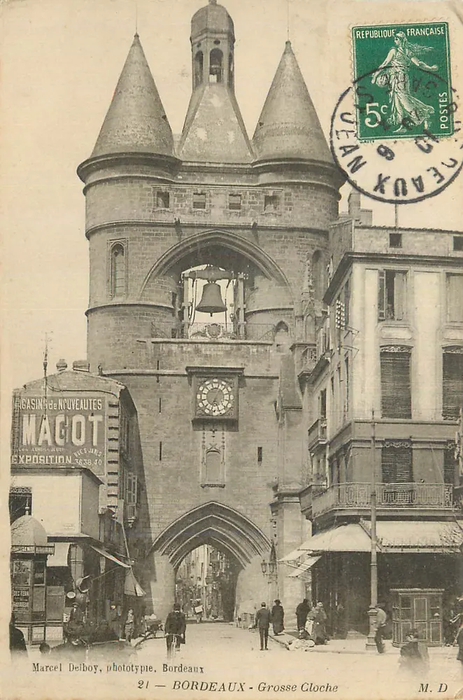 Bordeaux - Grosse Cloche — Marcel Delboy, fototipo, n°21 - Voorkant