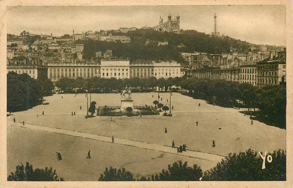 Place Bellecour — Lyon — Ed. Cellard, Lyon - Frente
