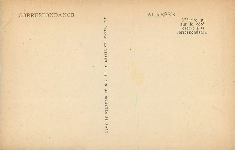 LYON — A Catedral São João — editor L.L. n° 47 - Verso