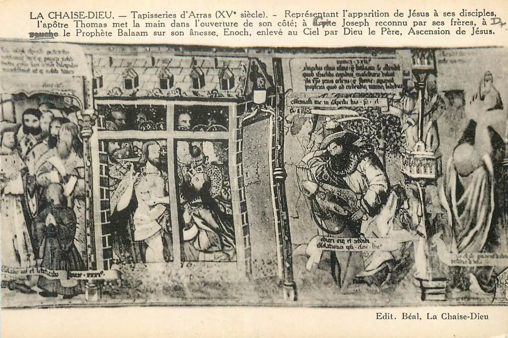 La Chaise-Dieu — Tapeten von Arras (15. Jahrhundert) — Edit. Béal, La Chaise-Dieu - Vorderseite
