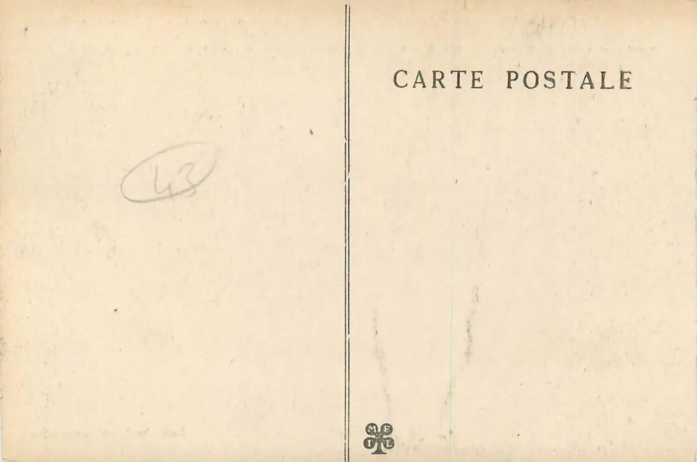 La Chaise-Dieu — Tapeten von Arras (15. Jahrhundert) — Edit. Béal, La Chaise-Dieu - Rückseite